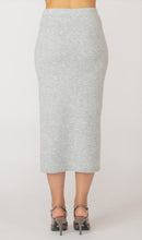 Load image into Gallery viewer, Midi Sweater Skirt - Black Tape