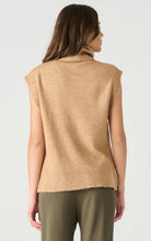 Load image into Gallery viewer, Short Sleeve Turtleneck Vest - Camel Beige - Dex