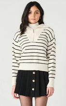 Load image into Gallery viewer, Long Sleeve Half Zip Textured Sweater - Dex