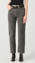 Load image into Gallery viewer, Mid-Rise Girlfriend Jeans - Washed Charcoal - Dex