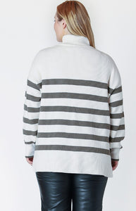 Long Sleeve Half Zip Sweater - Dex Plus