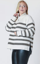 Load image into Gallery viewer, Long Sleeve Half Zip Sweater - Dex Plus