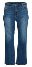 Load image into Gallery viewer, KCkanna Flora Flared Jeans - Kaffe Curve