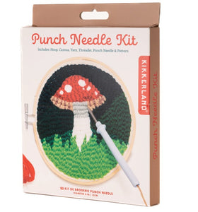 Mushroom Punch Needle Kit - Kikkerland