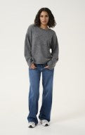 Load image into Gallery viewer, KArue Knit Pullover Dark Grey