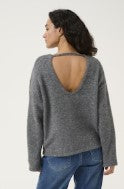 Load image into Gallery viewer, KArue Knit Pullover Dark Grey