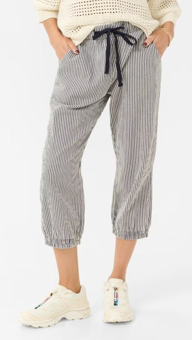 KAnaya Striped Capri Pants - Kaffe