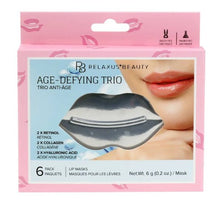 Load image into Gallery viewer, Age-Defying Trio Lip Masks (6-Pack) - Relaxus