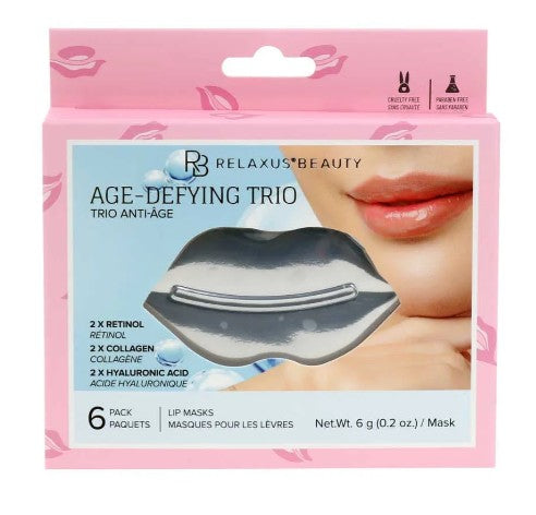 Age-Defying Trio Lip Masks (6-Pack) - Relaxus