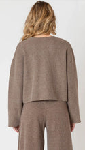 Load image into Gallery viewer, Ribbed Cardigan - Mocha Heather