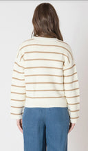Load image into Gallery viewer, Ottoman Stripe Sweater - Cream/Sand Stripe