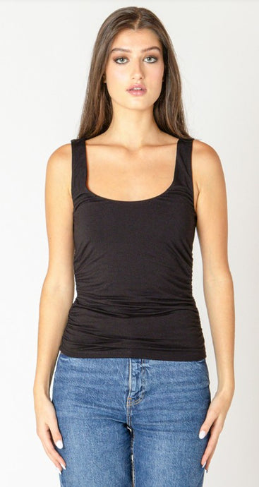 Essential Tank Top - Black - Black Tape