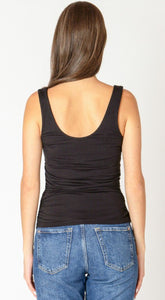 Essential Tank Top - Black - Black Tape