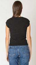 Load image into Gallery viewer, Drop Shoulder Textured Top - Black
