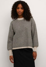 Load image into Gallery viewer, KAellery Knit Pullover - Gray/Black - Kaffe