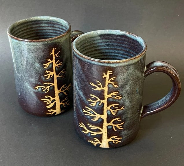Large Evening Tree Mug - Hands on Clay