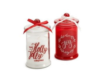 Xmas Candle Pot