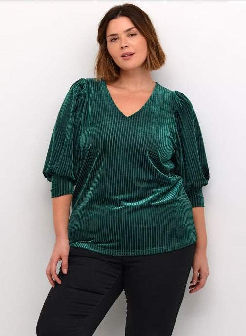KCcacanna Blouse -  Garden Topiary - Kaffe Curve