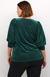 KCcacanna Blouse -  Garden Topiary - Kaffe Curve