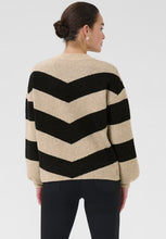 Load image into Gallery viewer, KAverana Knit Pullover - Grey/Black - Kaffe