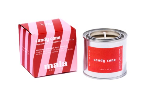 Mala - Candy Cane Small Candle