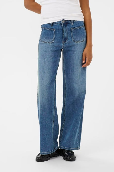KAbrook Wide Leg Blue Jeans - Kaffe