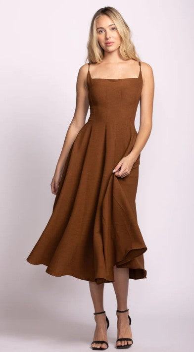 Willa Dress - Brown