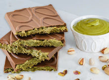 Load image into Gallery viewer, Dubai Milk Chocolate With Pistachio and Kunafa - Saxon Chocolates