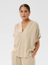 Load image into Gallery viewer, KAmilia Linen Blouse - Feather Gray