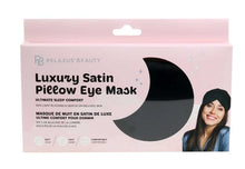 Load image into Gallery viewer, Luxury Black Satin Sleep Eye Mask - Relaxus