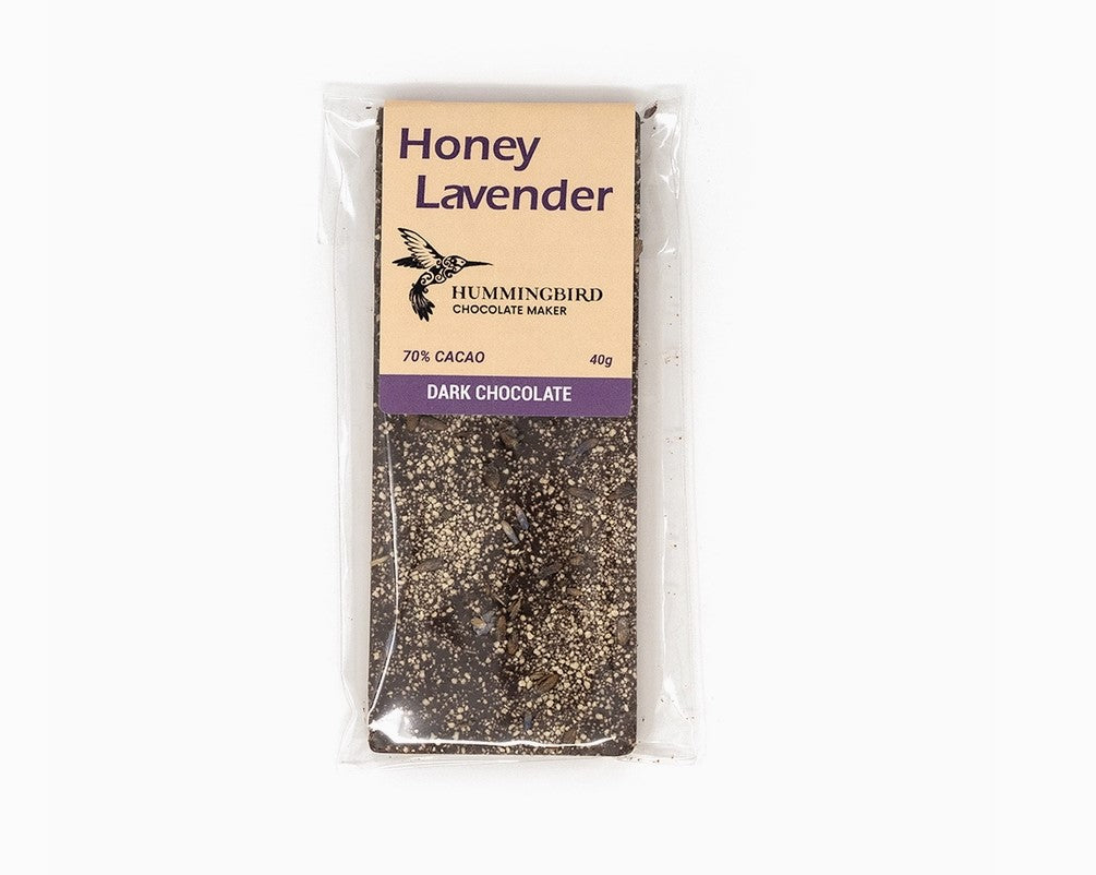 Honey Lavender 70% - Hummingbird Chocolate - 40g