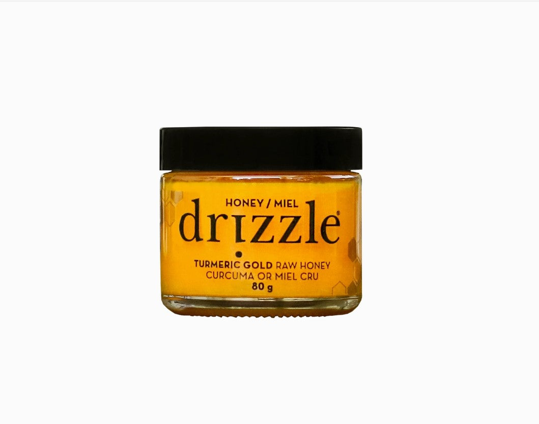 Turmeric Gold Raw Honey - Drizzle - 80g