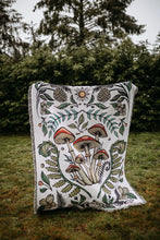 Load image into Gallery viewer, Cottage Mushroom 100% Cotton Woven Blanket