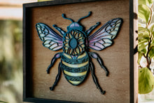 Load image into Gallery viewer, Sunflower Bee 3D Wood Art