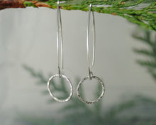 Load image into Gallery viewer, Small Hoop Long Hook Earrings - Elements Gallery