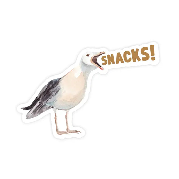 Seagull Snacks Sticker