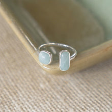 Load image into Gallery viewer, Stone Sister Ring Amazonite - Adjustable