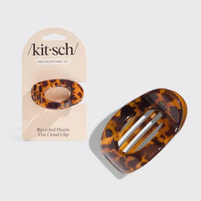 Load image into Gallery viewer, Recycled Plastic Small Flat Hair Clip - Tort - Kitsch