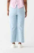 Load image into Gallery viewer, Light Blue Utility Wide Leg Crop Pant