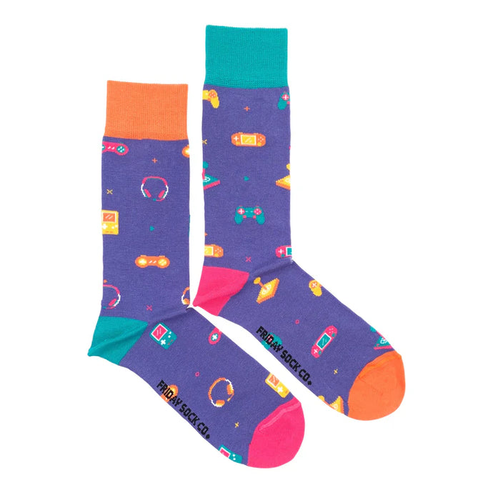 Mens Video Game Socks - Friday Sock