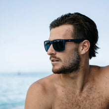 Load image into Gallery viewer, I-SEA Wyatt Polarized Sunglasses - Sea/Smoke