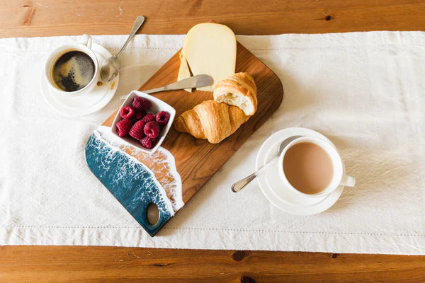 Resin Wave Charcuterie/Cutting Board