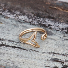 Load image into Gallery viewer, Whale Tail Rings - Adjustable