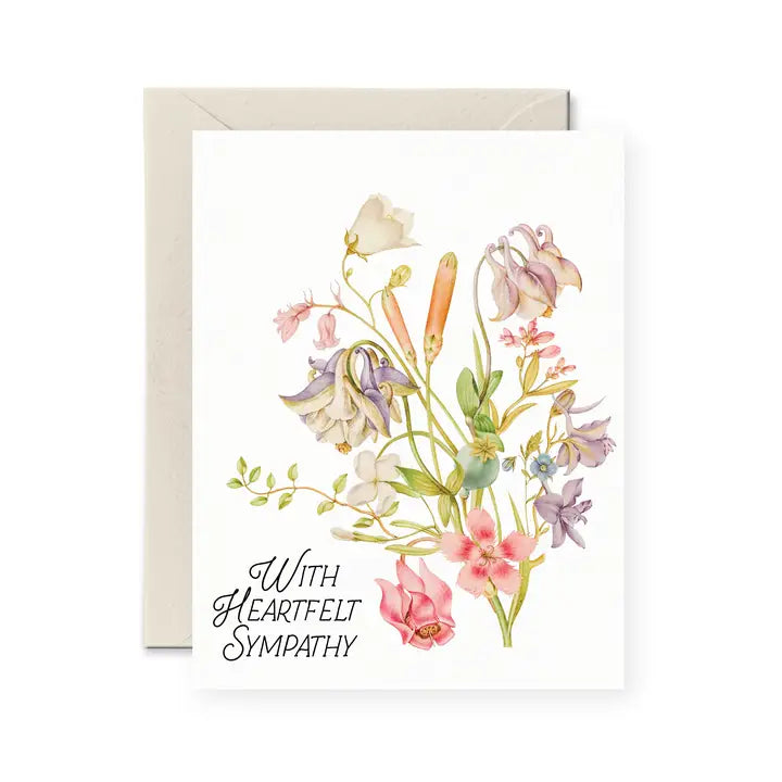 With Heartfelt Sympathy - Sympathy Card