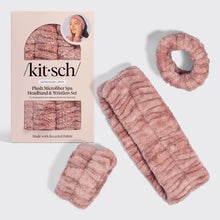 Load image into Gallery viewer, Spa Headband and Wristlets 3pc Set - Terracotta - Kitsch