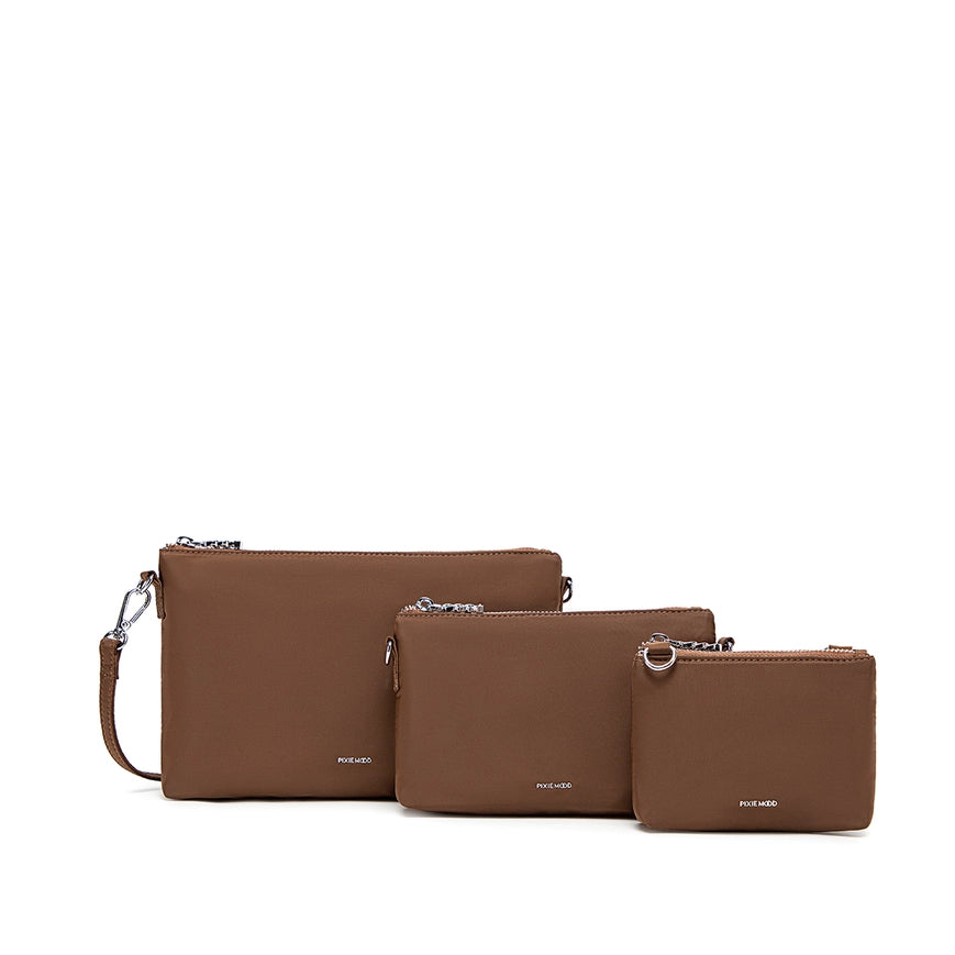 Drea Pouch Set - Espresso