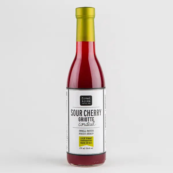 Sour Cherry Cordial - Frostbites Syrup Co. - 375ml