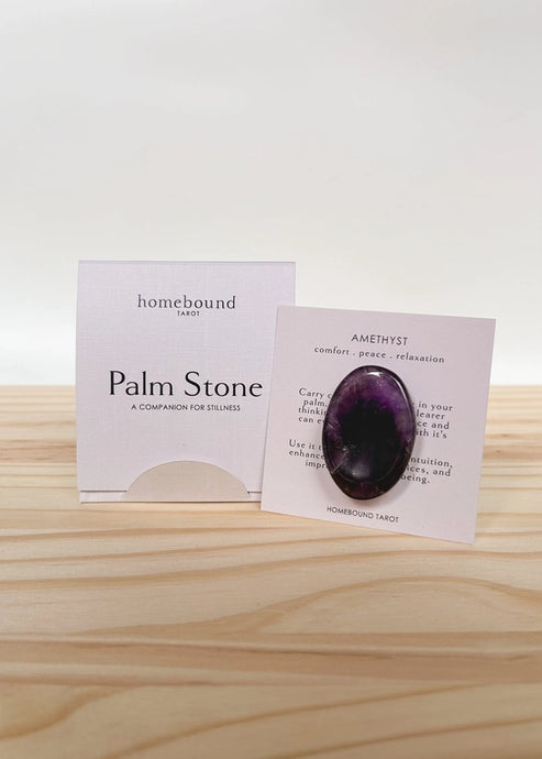 Palm Stone - Amethyst