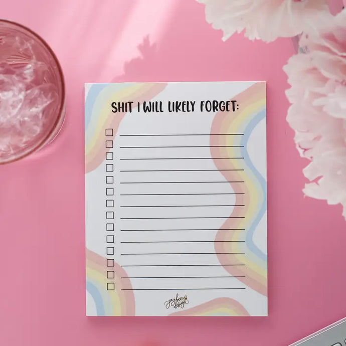 Shit I Will Likely Forget Notepad