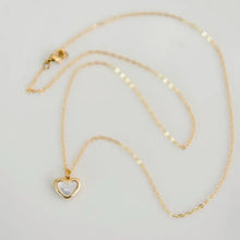 Load image into Gallery viewer, Aisha Mother of Pearl Heart Necklace - Oh So Lovely